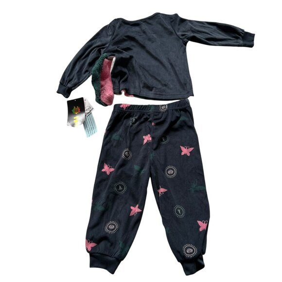 Wicked pajama set long sleeve slippers size 2T - Picture 2 of 3